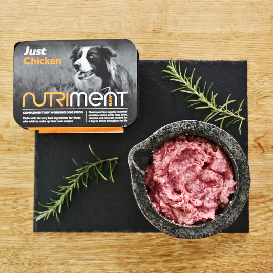 Nutriment Raw Dog Food - Just Chicken