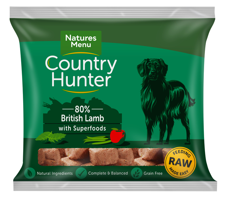 Natures Menu Raw Dog Food | Raw Dog Food | Country Hunter British Lamb | Raw Feeding | Kingston upon Thames |