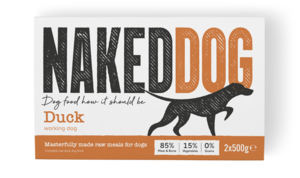 NakedDog Raw Dog Food - Duck Original